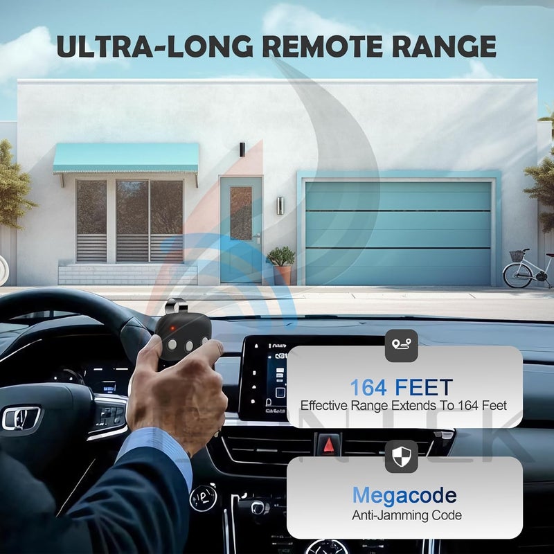 Avisontek 2 X MCT-3 Megacode Linear Garage Door Opener Remote LD033 LD050 LS050【3-Year-Warranty】 - Image 5